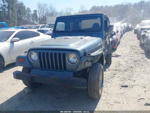 1998 Jeep Wrangler Se მანქანა იყიდება აუქციონზე, vin: 1J4FY29P2WP760584, აუქციონის ნომერი: 44647061