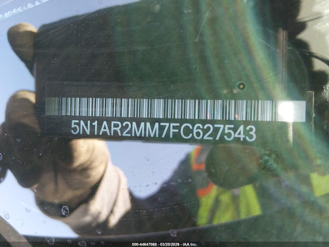 Nissan Pathfinder Platinum 2015 5N1AR2MM7FC627543 Image 9