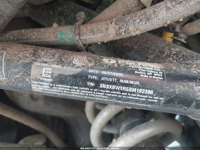 3NSX6W1R5SM192396 Polaris Ranger Crew Xd 1500 Northstar Edition Ultimate