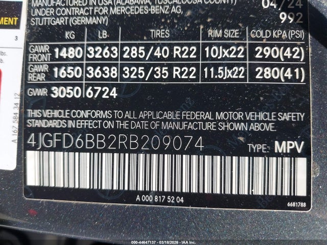 2024 MERCEDES-BENZ AMG GLE 53 COUPE 4JGFD6BB2RB209074 Photo 8