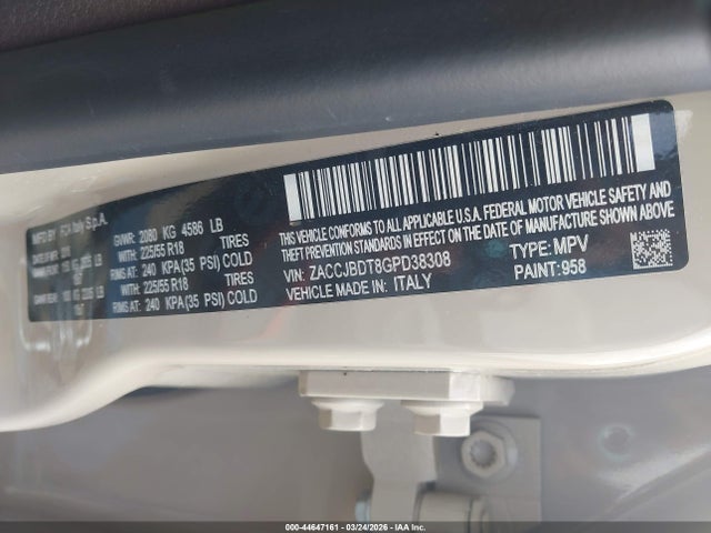 2016 JEEP RENEGADE ZACCJBDT8GPD38308 Photo 8