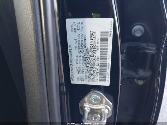 Aukcja sprzedaży 2016 Acura Rdx Advance Package, vin: 5J8TB3H71GL019760, numer aukcji: 44647214