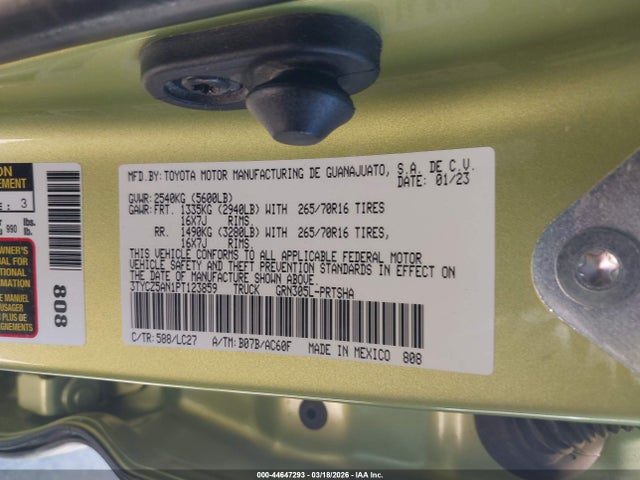 3TYCZ5AN1PT123859 Toyota Tacoma Trd Off Road