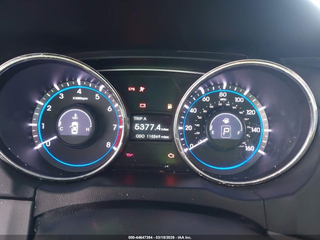 2012 Hyundai Sonata Gls მანქანა იყიდება აუქციონზე, vin: 5NPEB4AC2CH429230, აუქციონის ნომერი: 44647394