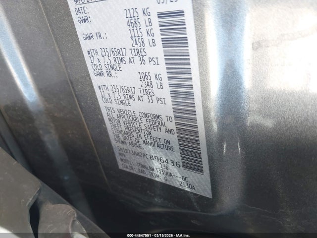 Aukcja sprzedaży 2023 Nissan Rogue S Intelligent Awd, vin: 5N1BT3AB2PC896436, numer aukcji: 44647551