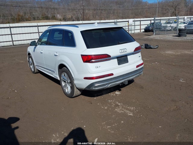 2021 Audi Q7 Premium 55 Tfsi Quattro Tiptronic მანქანა იყიდება აუქციონზე, vin: WA1AXAF71MD028795, აუქციონის ნომერი: 44647742