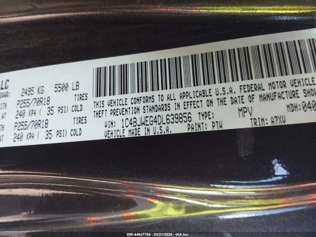 2013 JEEP WRANGLER UNLIMITED 1C4BJWEG4DL639856 Photo 8