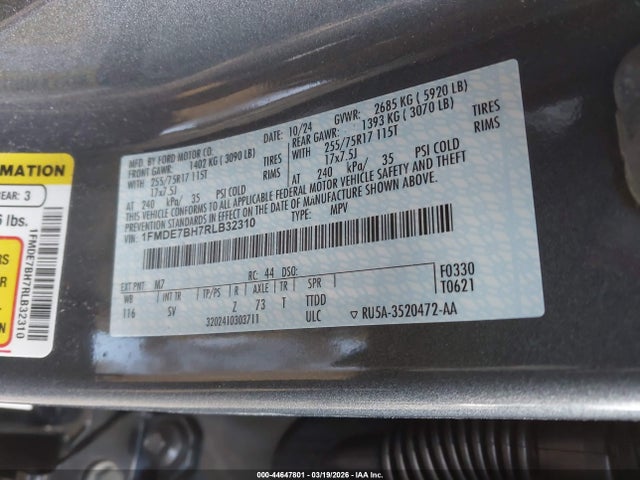 2024 FORD BRONCO 1FMDE7BH7RLB32310 Photo 8