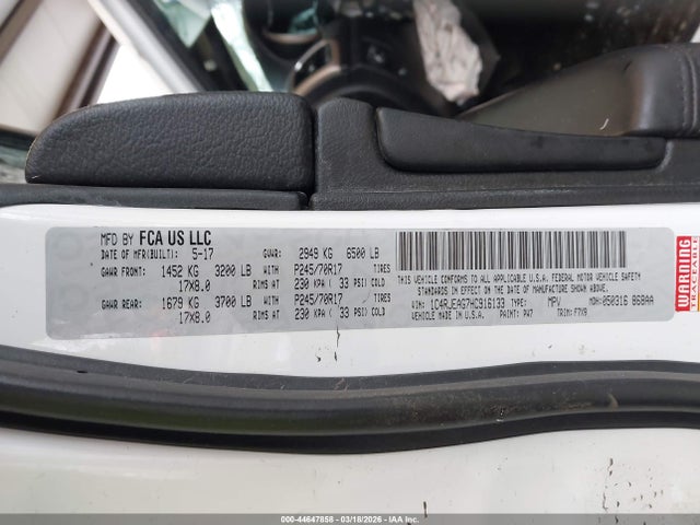 1C4RJEAG7HC916133 Jeep Grand Cherokee Laredo 4x2