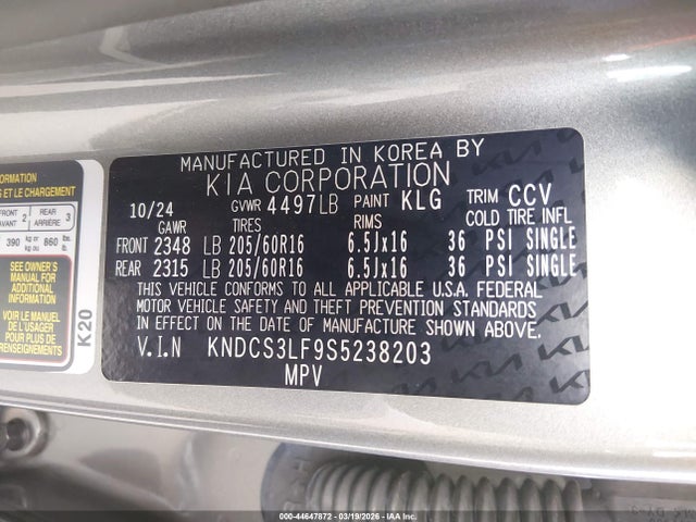 KIA Niro Plug-in Hybrid Ex 2025 KNDCS3LF9S5238203 Image 9