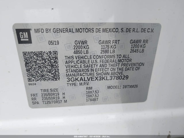 2019 GMC TERRAIN 3GKALVEX3KL378029 Photo 8