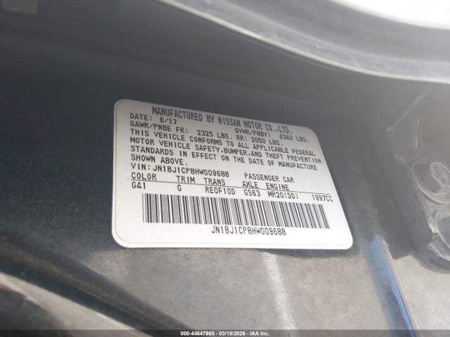 JN1BJ1CP8HW009688 Nissan Rogue Sport S