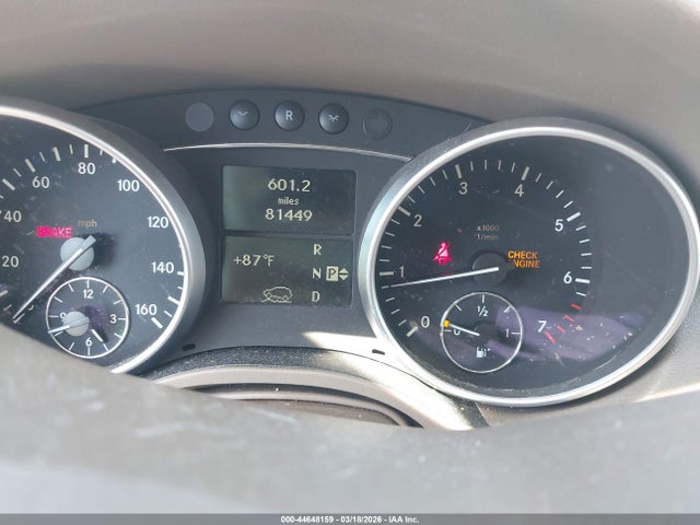 44648159 :رقم المزاد ، 4JGBB86E97A208365 vin ، 2007 Mercedes-benz Ml 350 4matic مزاد بيع