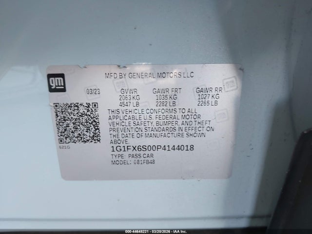 2023 CHEVROLET BOLT EV 1G1FX6S00P4144018 Photo 8
