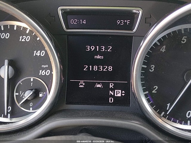 44648238 :رقم المزاد ، 4JGDA5HB3CA039077 vin ، 2012 Mercedes-benz Ml 350 4matic مزاد بيع