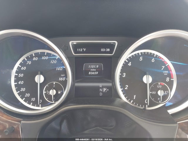 44648261 :رقم المزاد ، 4JGDA5JB1DA106450 vin ، 2013 Mercedes-benz Ml 350 مزاد بيع
