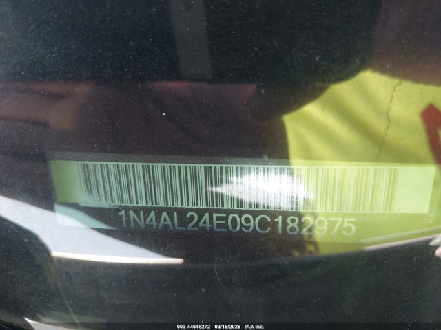 2009 Nissan Altima 2.5 S მანქანა იყიდება აუქციონზე, vin: 1N4AL24E09C182975, აუქციონის ნომერი: 44648272