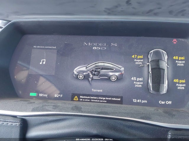 Продажа на аукционе авто 2015 Tesla Model S 70d/85d/p85d, vin: 5YJSA1H20FFP70288, номер лота: 44648290