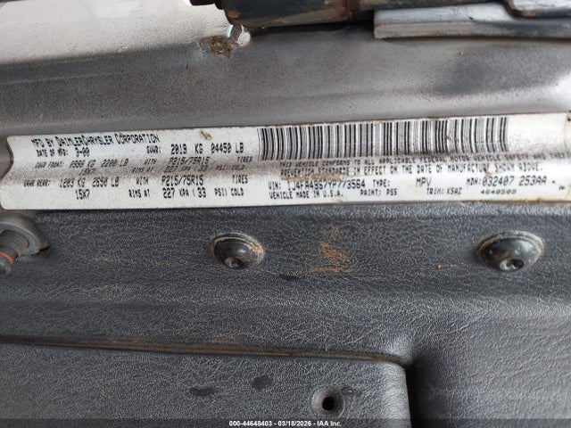 2000 JEEP WRANGLER 1J4FA49S7YP773564 Photo 8