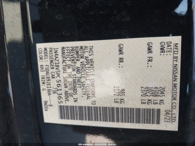 Nissan Leaf S 40 Kwh 2023 1N4AZ1BV5PC561365 Image 9
