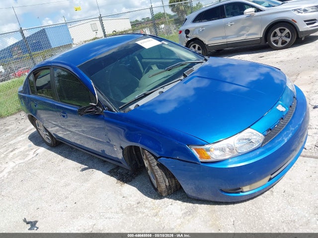 Продажа на аукционе авто 2004 Saturn Ion 3, vin: 1G8AL52FX4Z154673, номер лота: 44648550