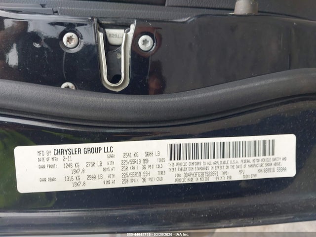 2011 DODGE JOURNEY 3D4PH3FG3BT522871 Photo 8