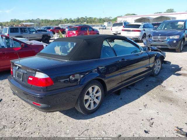 2006 Bmw 325ci მანქანა იყიდება აუქციონზე, vin: WBABW33446PX83876, აუქციონის ნომერი: 44648717