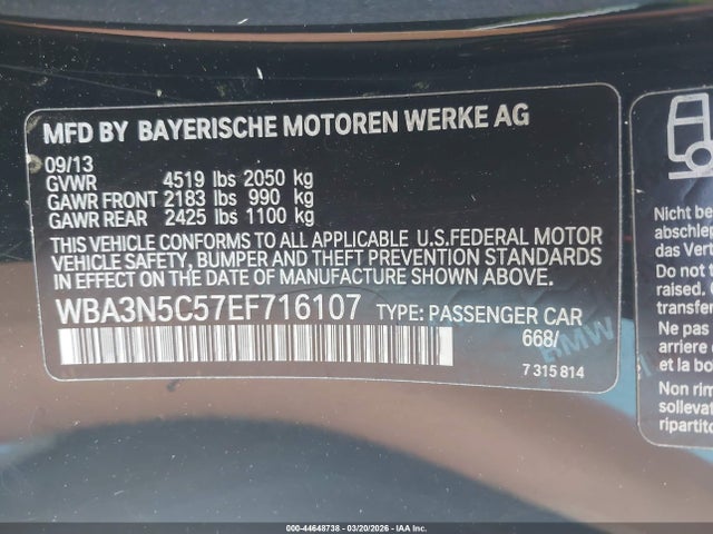 BMW 428i Xdrive 2014 WBA3N5C57EF716107 Image 9