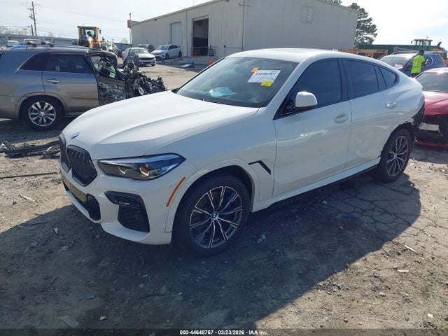 2022 Bmw X6 Xdrive40i მანქანა იყიდება აუქციონზე, vin: 5UXCY6C00N9J52432, აუქციონის ნომერი: 44648767