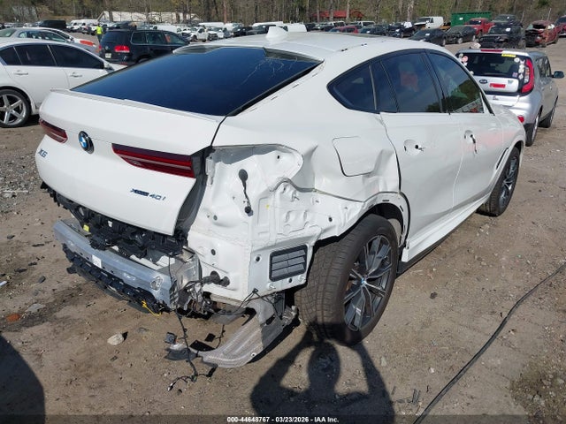 2022 Bmw X6 Xdrive40i მანქანა იყიდება აუქციონზე, vin: 5UXCY6C00N9J52432, აუქციონის ნომერი: 44648767
