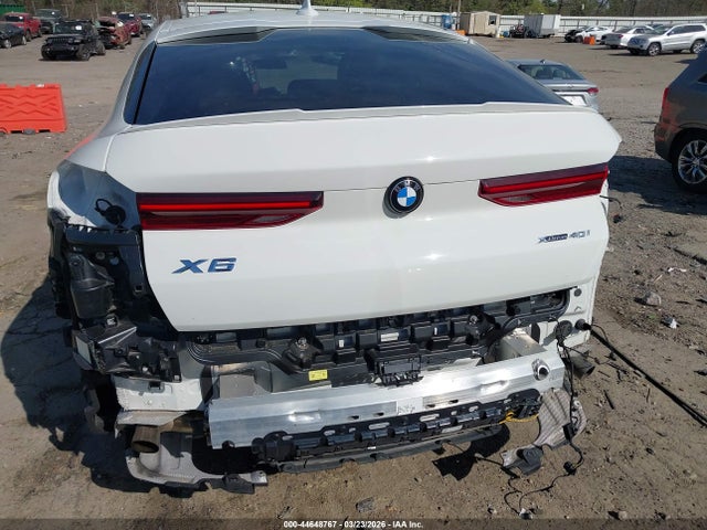 2022 Bmw X6 Xdrive40i მანქანა იყიდება აუქციონზე, vin: 5UXCY6C00N9J52432, აუქციონის ნომერი: 44648767