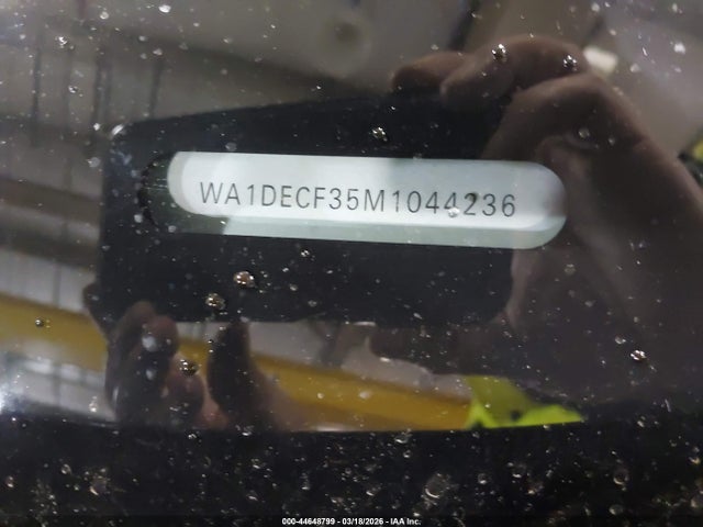 44648799 :رقم المزاد ، WA1DECF35M1044236 vin ، 2021 Audi Q3 Premium 45 Tfsi S Line Quattro Tiptronic مزاد بيع