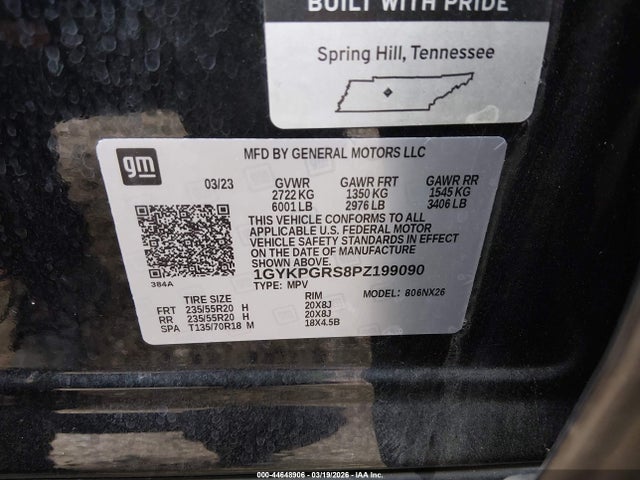 2023 CADILLAC XT6 1GYKPGRS8PZ199090 Photo 8