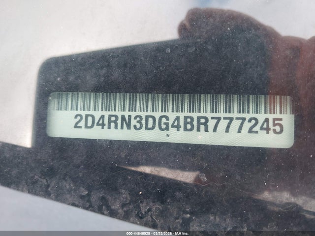 Aukcja sprzedaży 2011 Dodge Grand Caravan Mainstreet, vin: 2D4RN3DG4BR777245, numer aukcji: 44648929