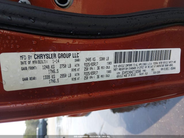 Продаж на аукціоні авто 2014 Dodge Journey American Value Pkg, vin: 3C4PDCAB4ET192506, номер лоту: 44648955