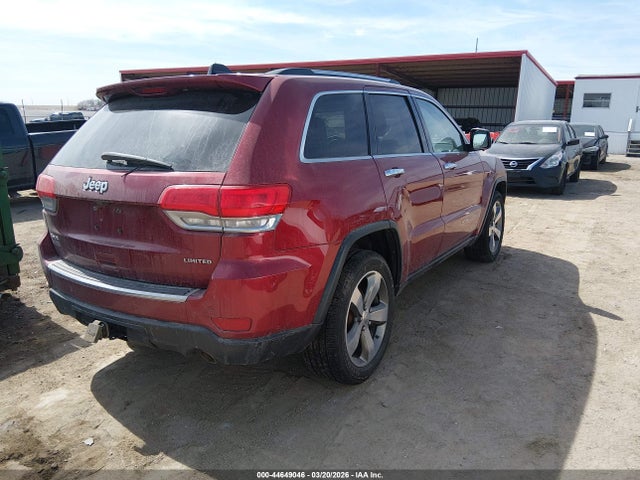 Продажа на аукционе авто 2015 Jeep Grand Cherokee Limited, vin: 1C4RJFBG6FC925729, номер лота: 44649046