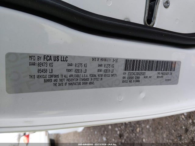 Продаж на аукціоні авто 2016 Dodge Charger R/t Scat Pack, vin: 2C3CDXGJ3GH225323, номер лоту: 44649088