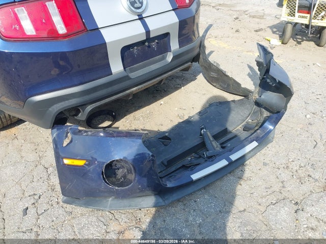 2010 Ford Shelby Gt500 მანქანა იყიდება აუქციონზე, vin: 1ZVBP8JS2A5128731, აუქციონის ნომერი: 44649198