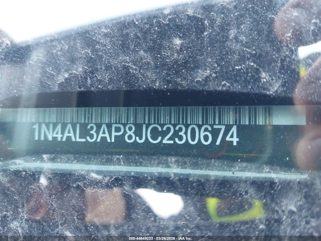 1N4AL3AP8JC230674 Nissan Altima 2.5 Sr