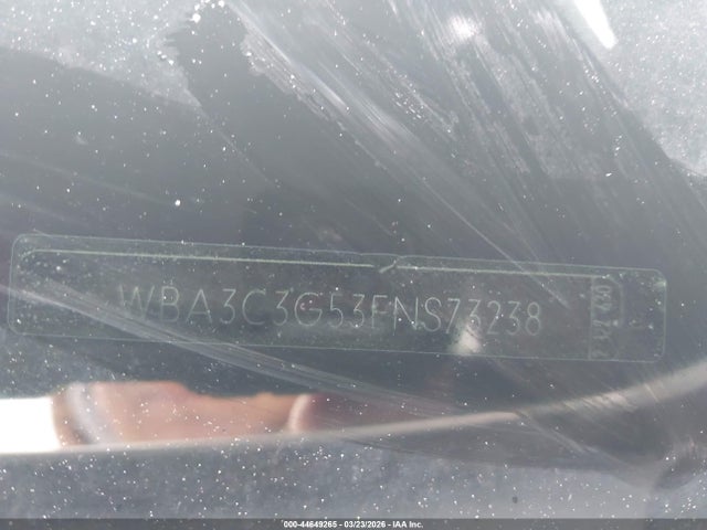 Продажа на аукционе авто 2015 Bmw 320i Xdrive, vin: WBA3C3G53FNS73238, номер лота: 44649265