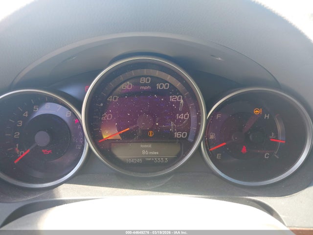 44649276 :رقم المزاد ، JH4KB16578C003739 vin ، 2008 Acura Rl 3.5 مزاد بيع