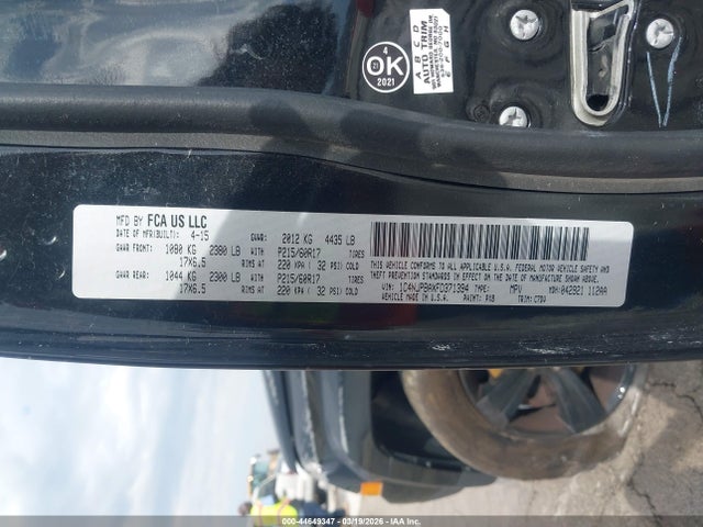 44649347 :رقم المزاد ، 1C4NJPBAXFD371394 vin ، 2015 Jeep Patriot Altitude Edition مزاد بيع