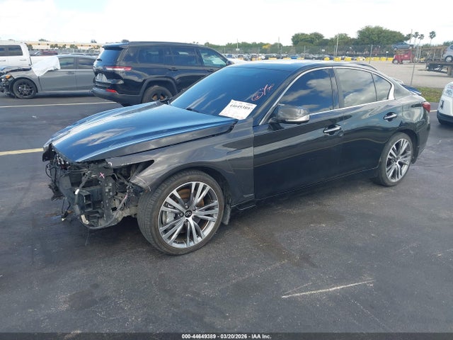 2019 Infiniti Q50 3.0t Sport მანქანა იყიდება აუქციონზე, vin: JN1EV7AR9KM594342, აუქციონის ნომერი: 44649389