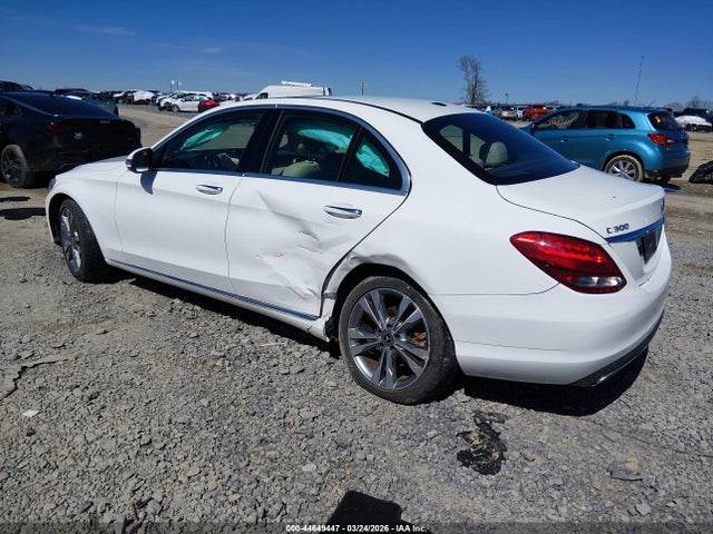 44649447 :رقم المزاد ، 55SWF4KBXJU243427 vin ، 2018 Mercedes-benz C 300 4matic مزاد بيع