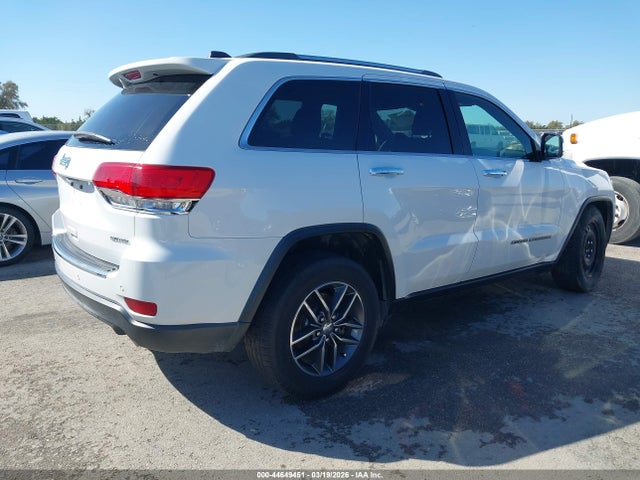 2018 Jeep Grand Cherokee Limited 4x2 მანქანა იყიდება აუქციონზე, vin: 1C4RJEBG2JC130809, აუქციონის ნომერი: 44649451
