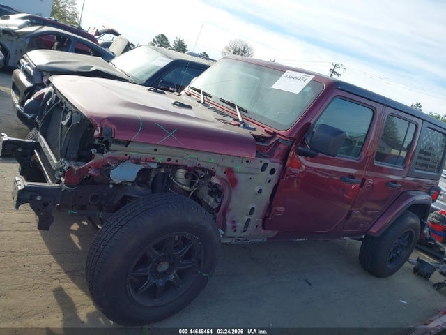 Продаж на аукціоні авто 2021 Jeep Wrangler Unlimited Sahara 4x4, vin: 1C4HJXEN9MW578565, номер лоту: 44649454