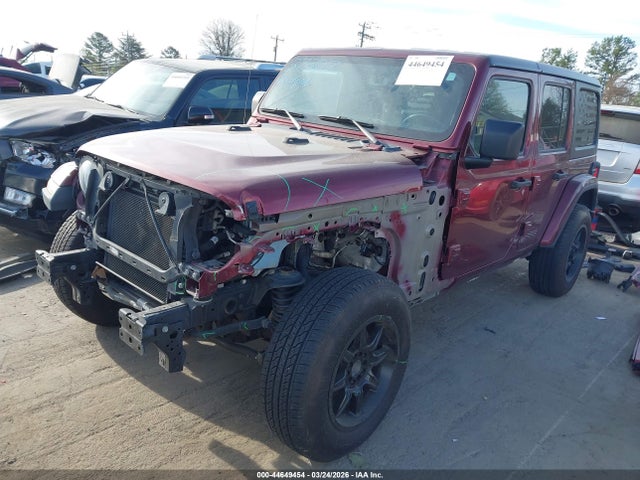 Продаж на аукціоні авто 2021 Jeep Wrangler Unlimited Sahara 4x4, vin: 1C4HJXEN9MW578565, номер лоту: 44649454