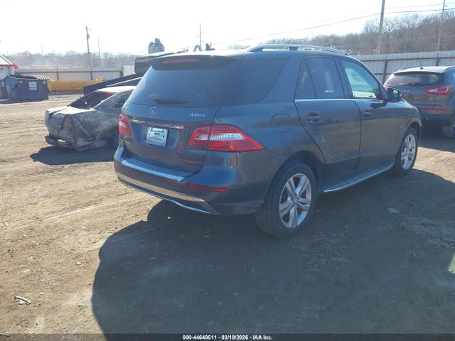 Aukcja sprzedaży 2012 Mercedes-benz Ml 350 4matic, vin: 4JGDA5HB2CA093504, numer aukcji: 44649511