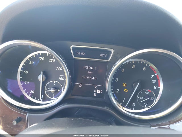 Aukcja sprzedaży 2012 Mercedes-benz Ml 350 4matic, vin: 4JGDA5HB2CA093504, numer aukcji: 44649511