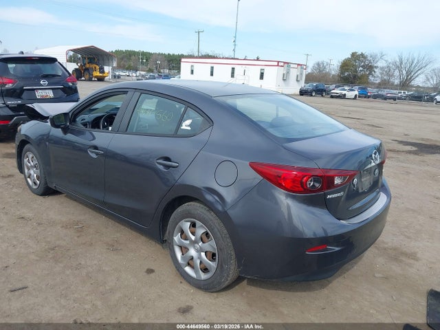44649560 :رقم المزاد ، JM1BM1T79G1327075 vin ، 2016 Mazda Mazda3 I Sport مزاد بيع